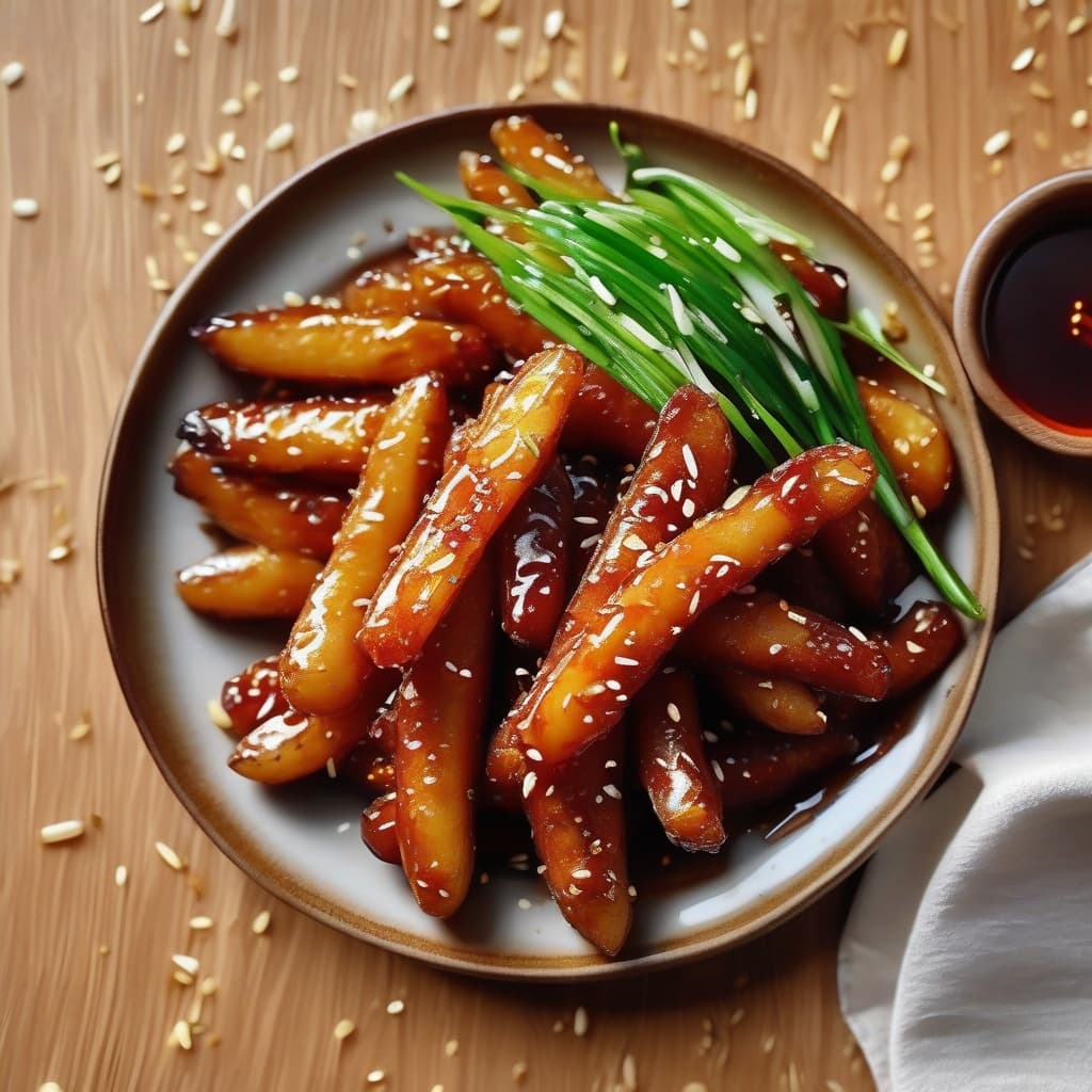 Patates au miel chilli / Honey Chilli Potato